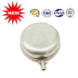 Stainless Steel Metal Float 316L / 304 Thread Metal Flat Float Ball In Silver