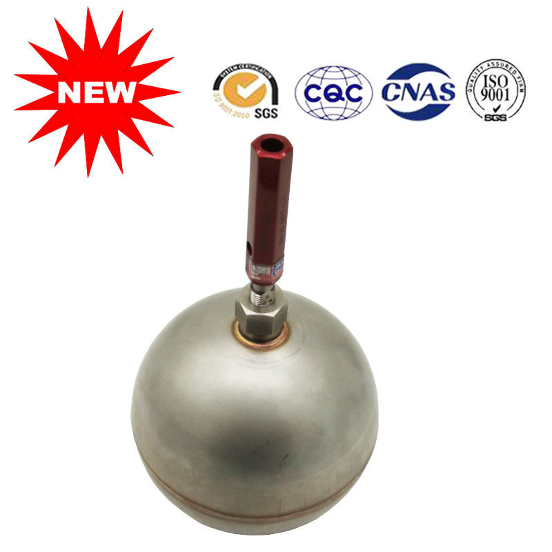 Compact Round Metal Float Ball With Handle Threaded Unidirectional Flow Direction